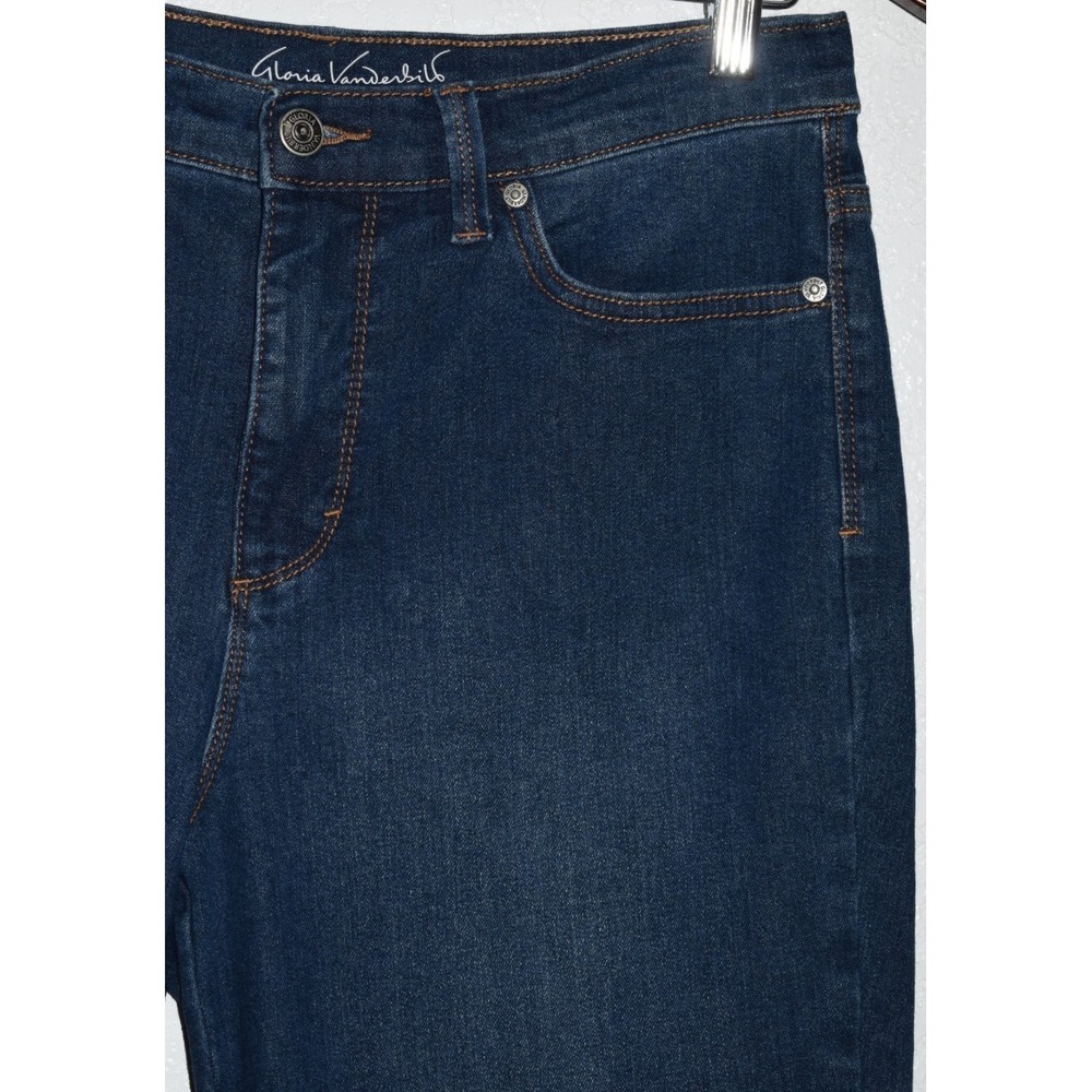 Gloria Vanderbilt 6 Amanda Capris All-Around Slimming Effect Jeans 5-Pocket crop - Picture 8 of 16